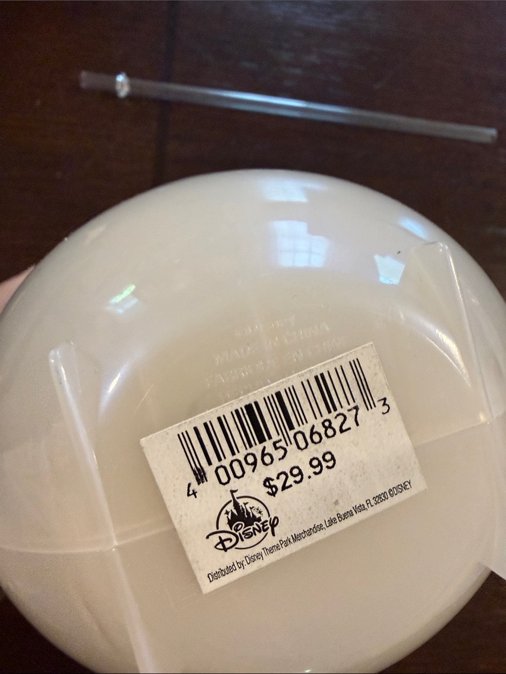 Disney 2024 Mickey Mouse Balloon Sipper Cup With Straw - Picture 4 of 4